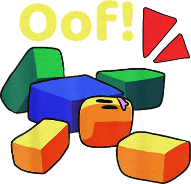 OOF! Funny Blox Noob Gamer Gifts For Gamers T-Shirt