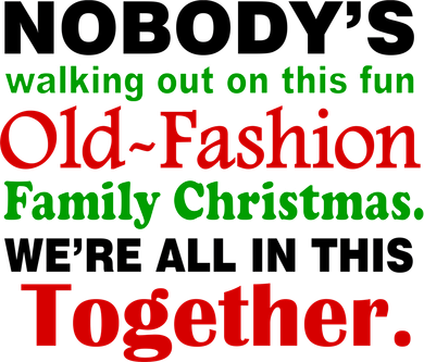 Fun Old Fashion Family Christmas Women's Sweatshirt