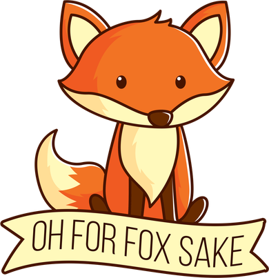Oh For Fox Sake Funny Foxy Nerd Cool Gift Polo