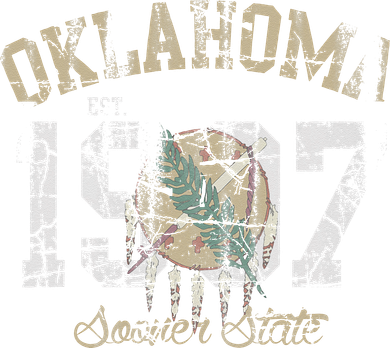 Oklahoma Flag Vintage Fade Men Women Women's T-Shirt