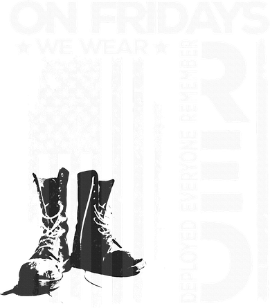 On Friday We Wear Red Veteran Red Friday US Flag Polo