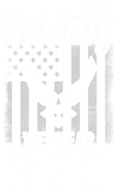 ON FRIDAY WE WEAR RED AIR FORCE AMERICAN FLAG Button
