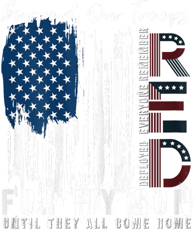 On Friday We Wear Red For My Son Military Support Us Flag Toddler Long Sleeve