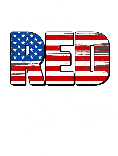 On Fridays We Wear RED Remember Everyone Deployed Button