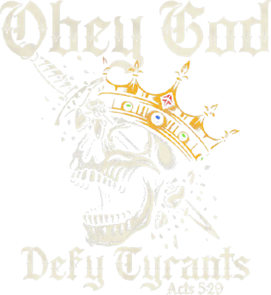 Obey God Defy Tyrants Skull Women's Tank Top