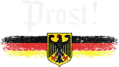 Oktoberfest German Flag Prost Vintage Mousepad