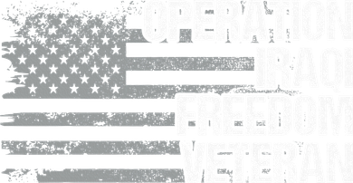 Operation Iraqi Freedom Dad Grandpa Us Flag Oif Veteran Button