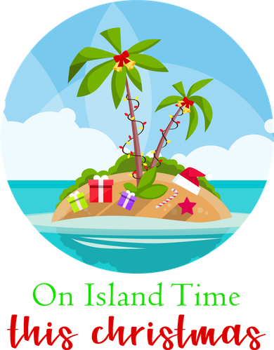 On Island Time This Christmas Vacation Coffee Mug