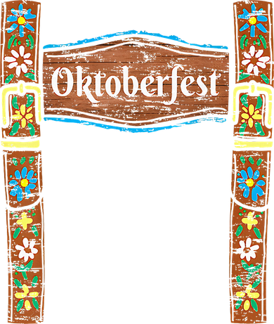 Oktoberfest Lederhosen Costume Cute German Bavarian Bucket Hat