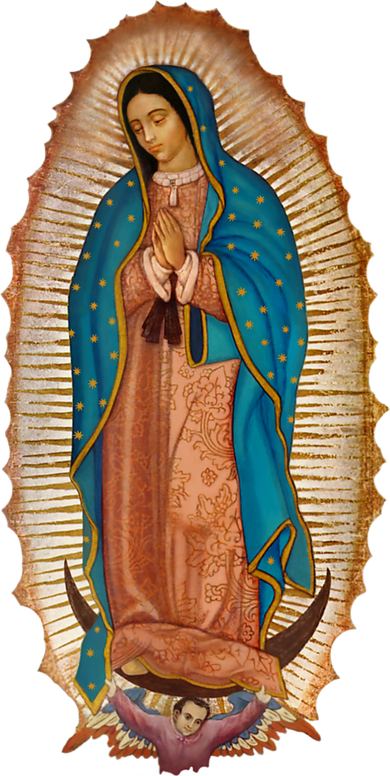 Our Lady De Guadalupe Sant Mary For Christians Catholics Coaster