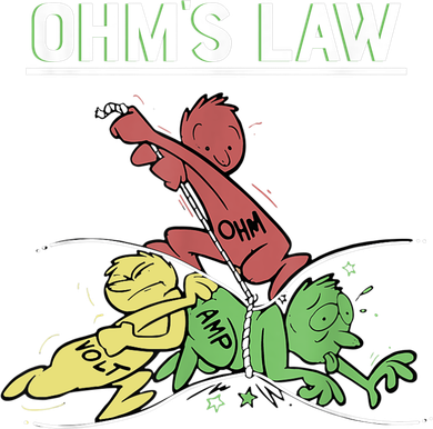 Ohms Law Funny Shirt.Electrical Electronics Engineer Funny T TShirt Kids T-Shirt