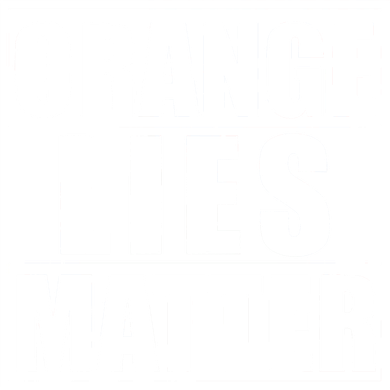 Orange Lies Matter Resist Anti Trump Golf Towel