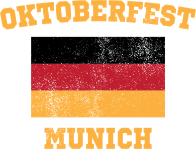 Vintage Oktoberfest Munich Flag Hoodie