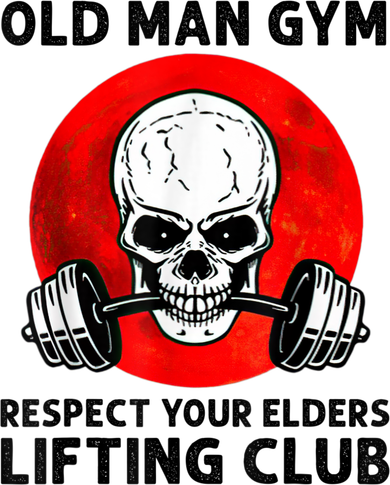 Old Man Gym Respect Your Elders Lifting Clubs Weightlifting Mousepad