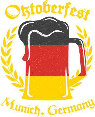 Oktoberfest Munich Germany Flag Mug Women's Hoodie
