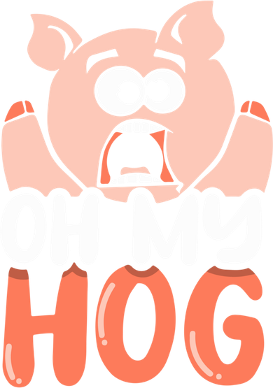 Oh My Hog Gift Kids Sweatshirt