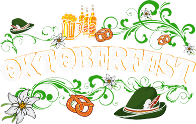 Oktoberfest Party Hat with Beer, Pretzel, and Edelweiss Kids Sweatshirt