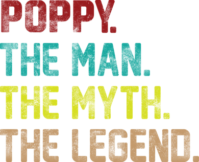 Poppy The Man The Myth The Legend Kids Hoodie