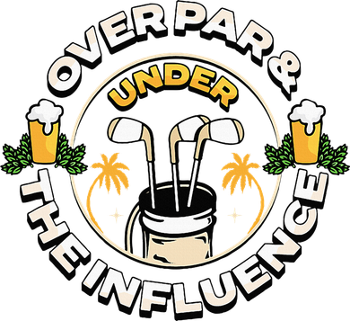Over Par & Under The Influence Funny Golf Coffee Mug