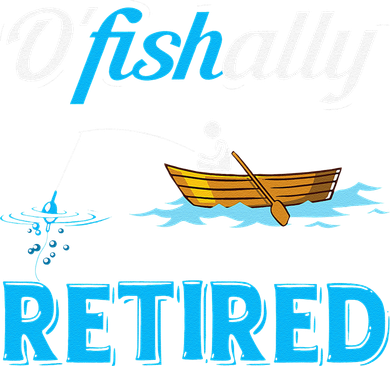 OFishally Retired Funny Fisherman Retirement Gift Ceramic Ornament