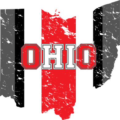 Ohio State Pride Striped Beanie