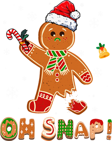 Oh Snap Gingerbread Christmas holiday  Women's Hoodie