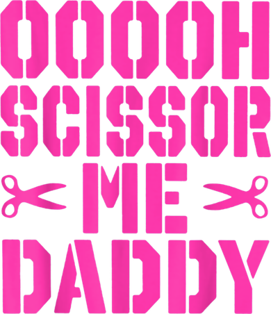 Ooooh Scissor Me Daddy Coaster