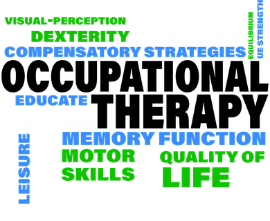 Occupational Therapy Word Cloud Baby Bodysuit