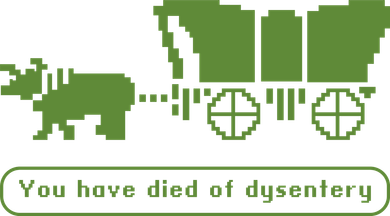 Oregon Trail T Shirt You Have Died Of Dysentery 8Bit Video Game 1865 Kids T-Shirt