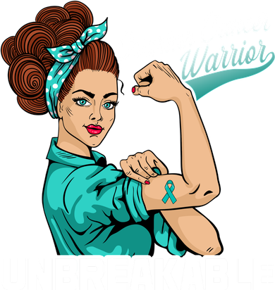 Ovarian Cancer Warrior Unbreakable Toddler Sweatshirt