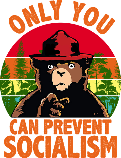 On You Can Prevent Socialism Bear Women's Hoodie
