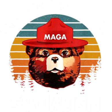Only You Can Prevent Socialism MAGA Bear Republican 1 Baby Bodysuit