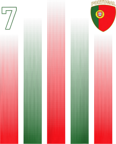 Portugal 7 Soccer Jersey Portugal Football Fan Soccer Kids Hoodie