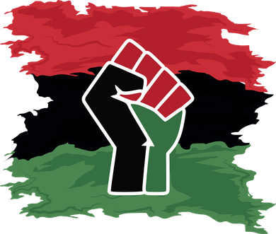 Pan African Flag Black Fist U.N.I.A. Flag Kids T-Shirt