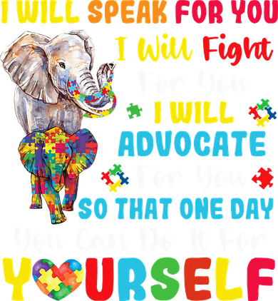 puzzle Autism Mom Elephant Autism Awareness Coaster