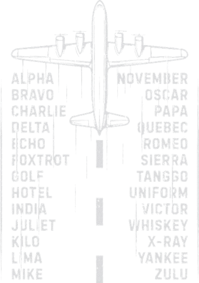 Phonetic Alphabet Pilot Airplane Aviation Vintage Gifts Tote Bag