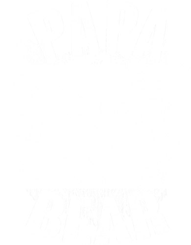 Vintage Papa Bear Father  T-Shirt