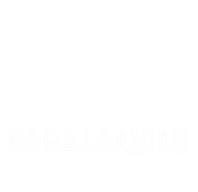 Cool Father's Day Papasaurus Emblem Doggie Tank