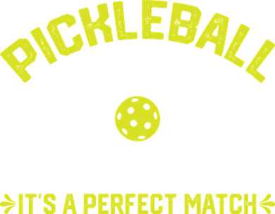 Pickleball And Retirement It's A Perfect Match Kids Hoodie