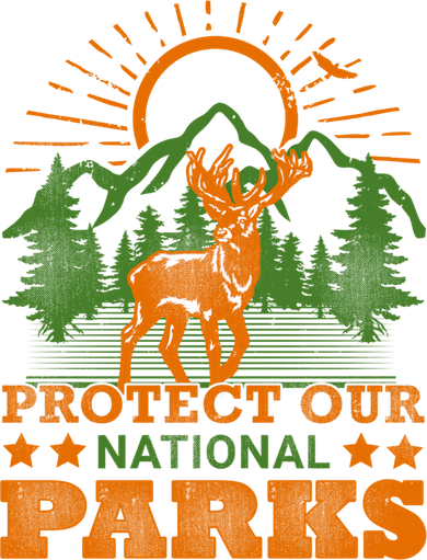Protect And Save Our National Parks Help Environt Wildlife Cute Gift Kids T-Shirt