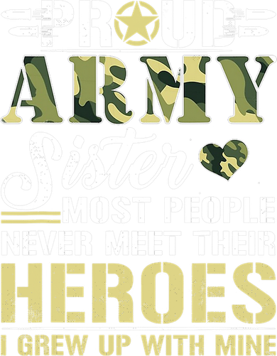 Proud Army Sister Tote Bag