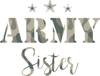 Proud Army Sister Camouflage Army Sister Toddler T-Shirt