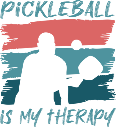 Pickleball As Therapy Funny Saying Hobby Sports Cool Gift Women's Sweatshirt