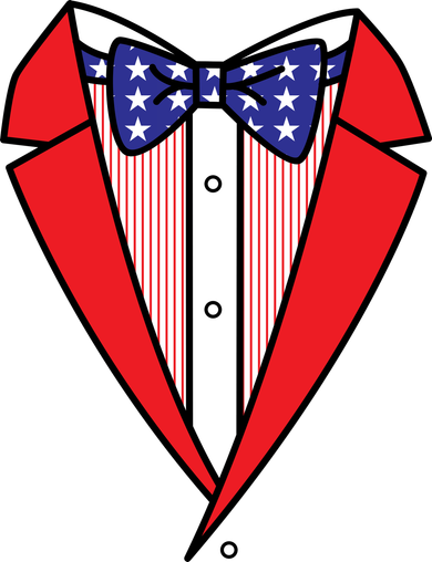 Patriotic Tuxedo Tumbler