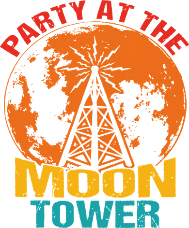 Party At The Moon Tower Apron
