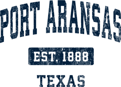 Port Aransas Texas Tx Vintage Sports Established Toddler T-Shirt