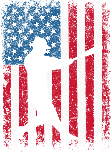 Patriotic Baseball 4th Of July Men USA American Flag Tote Bag