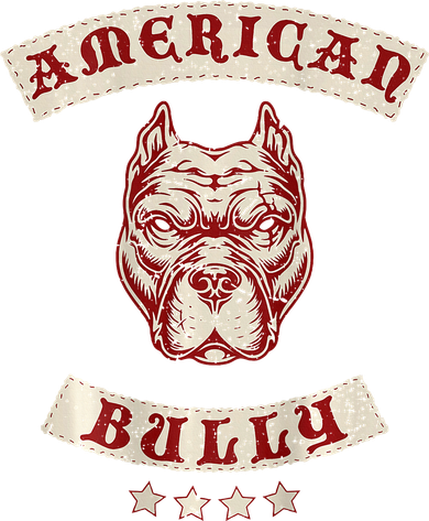 Pit Bull American Bully Dog Breed Mc Style Kids T-Shirt