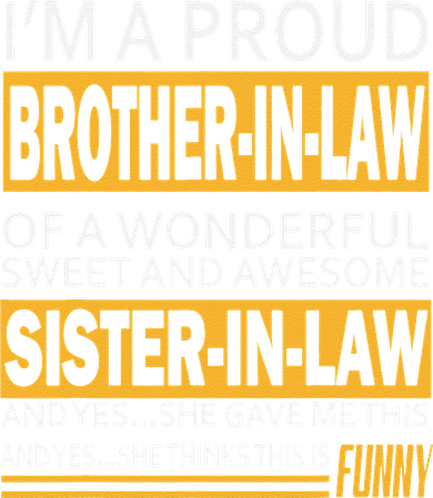 Proud Brother In Law Fathers Day Tee From Sister In Law Gift Backpack