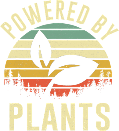 Powered By Plants Vintage Vegetarian By Vegan Diet Kids Hoodie